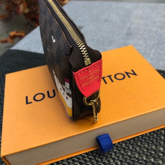 Rare Mini Pochette Translantic In Damier Ebene - Picture 4 of 8